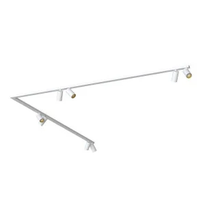 Фото светильник nowodvorski mono corner viii 2x200 white/gold (7697)