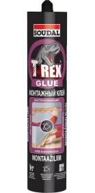 Клей монтажный Soudal T-REX быстрое высыхание 310мл (000030000098000101)