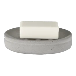 Фото мыльница spirella porcelain cement серая (10.19161)