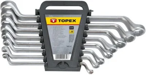 Набір ключів вигнуті TOPEX 6-22 мм 8 шт (35D856)