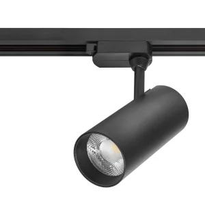 Прожектор світлодіодний трековий Delux TL04 20W 4000K чорний (90015883)