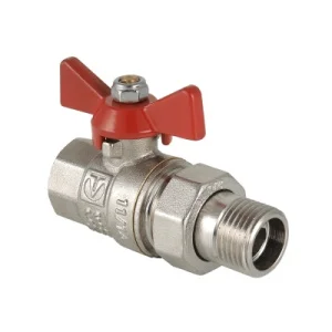 Кран шаровий з напівзгоном VALTEC BASE 1/2 вн.-зовн. VT.227.N.04