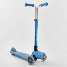 Самокат трехколесный Best Scooter голубой (Y-00180)