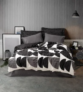 Комплект постільної білизни Cotton box Modern Niko Antrasit 200x220см (CB_010077814)