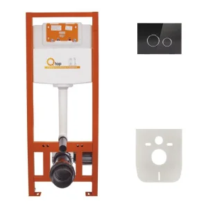 Інсталяція Qtap Nest ST з круглою панеллю змиву (QT0133M425V1163GB)
