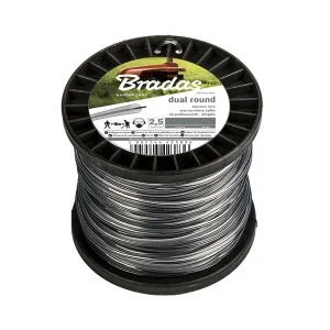Леска для триммера BRADAS RIPPER DUAL круг 2,7ммx100м (ZRO27100S)
