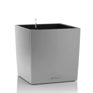 Розумний вазон Lechuza Cube Premium 50 срібний металік 61л (16568)