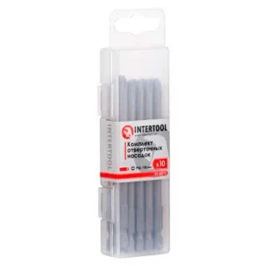 Комплект біт Intertool до викруток 10шт (VT-0072)