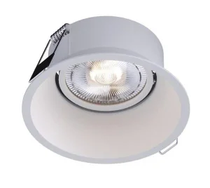 Точковий врізний світильник KLOODI GU10 KD-1129-R WH IP20