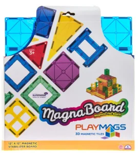 Фото конструктор магнитный magplayer playmags платформа для строительства (pm167)