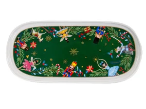Блюдо Lefard Green Christmas 25см (922-075)