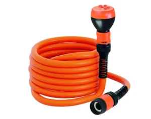 Шланг поливочный с коннекторами и распылителем Claber Twiddy 1/2“ 25м (93370000)