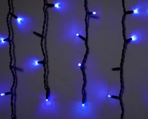 Фото гирлянда наружная delux icicle 75led ip44 en синий 2x0.7м (90016593)