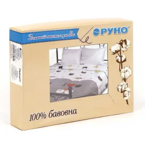 Фото комплект постельного белья руно му саt сатин евро (845.137к_my cat_1)