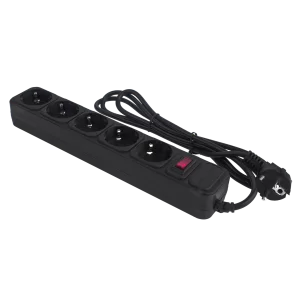 Фільтр-подовжувач мережевий LogicPower LP-X5, 5 розеток, 3,0 із заземленням