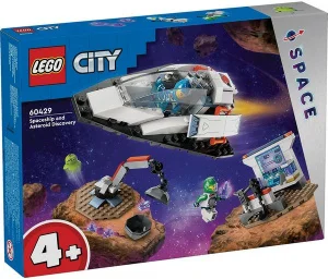 Фото конструктор lego city космический корабль и исследование астероида 126 деталей (60429)