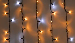 Гірлянда зовнішня Delux Icicle 108LED IP44 EN жовтий 2x1м (90015180)