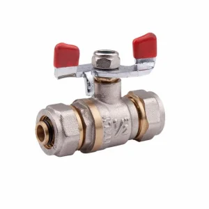 Кран кульовий обтискний Valve 16х16мм (SV331W16)