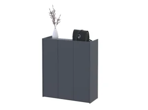 Фото тумба для обуви doros кассель графит 3 дсп 97х40х110 (41516211)