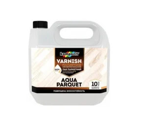 Лак паркетний Kompozit AQUA PARQUET поліуретановий шовковисто матовий 1л