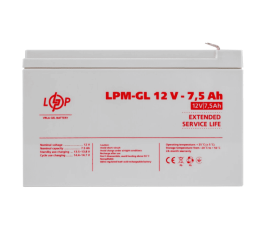   LogicPower LPM-GL 12V 7,5Ah (6562)