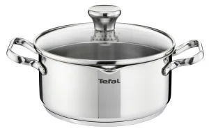 Каструля Tefal A7054374 Duetto 1.9 л нержавіюча сталь з кришкою