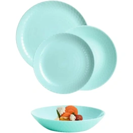 Фото сервиз luminarc pampille turquoise 18 предметов (6154q)