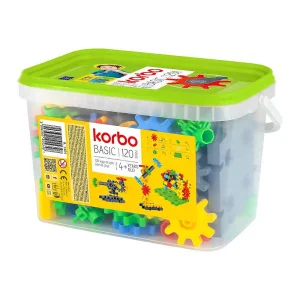 Фото набор для творческого конструирования korbo basic 120 деталей (r.1404)