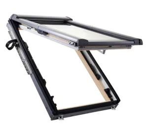 Вікно мансардне Roto Designo WDF R89P H N WD AL 05/07 дерево