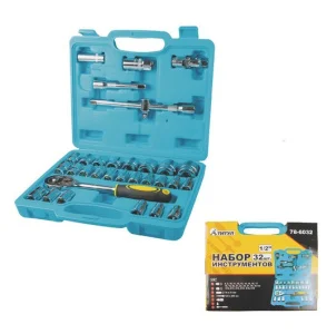 Набір головок торцевих MASTERTOOL ТИТУЛ 1/2" 32шт (78-6032)