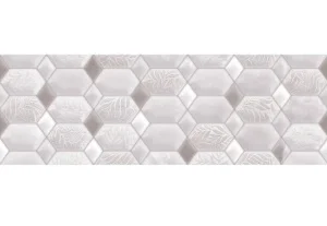 Плитка Ceramica Deseo Violeta Silver Decor 30х90см