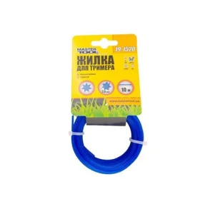 Жилка для тріммера MasterTool семикутник 2,00ммх10м (19-1520)