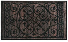 Фото коврик придверный multy home lima medallion 45x75см