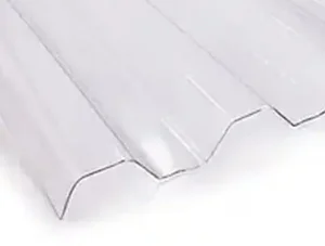 Поликарбонат профилированный Toplight T 76/18 1040x4000x0,65мм прозрачный