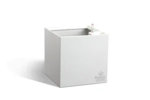Розумний вазон Plastkon Cubico 33 л Flower Lover білий