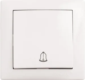 Вимикач-дзвінок Deluxe Wega білий (9026)