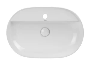 Раковина Qtap Scorpio з донним клапаном 61x40x12см (QT14112203W)