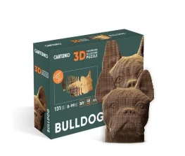 Фото картонный конструктор cartonic 3d puzzle bulldog (cartmbdg)