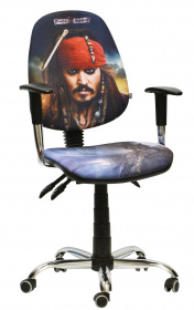 Кресло AMF Бридж Хром Дизайн Дисней Пираты карибского моря Джек Воробей (242145)