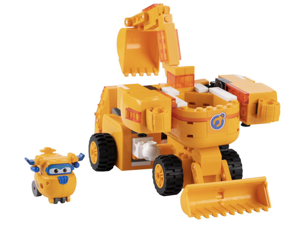 - Super Wings Small Blocks 2-in-1 Buildable Transforming Vehicle Donnie,  251  (EU385007)