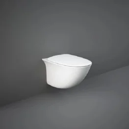 Унитаз подвесной RAK Ceramics Sanitaryware Sensation (SENWC1446AWHA+SENSC3901WH)