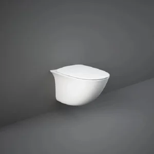Унітаз підвісний RAK Ceramics Sanitaryware Sensation (SENWC1446AWHA+SENSC3901WH)