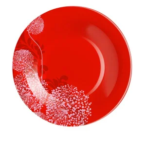Тарілка Luminarc PIUME RED 250 мм обідня