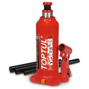 Домкрат гідравлічний Toptul 8т пляшковий 222-447мм (JHAB0108)