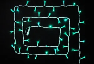 Гірлянда зовнішня Delux String 100LED IP44 EN зелений 2x5м (90016598)