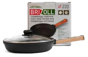 Пательня чавунна Brizoll Optima 22см (O2240-P-C)
