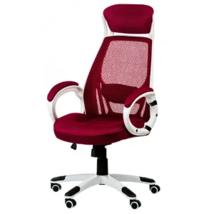 Офісне крісло Special4You Briz Red/White (E0901)