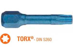 Біта ударна USH Blue Shock TORX T30 x 30мм Torsion 25шт (UUSL0062498)