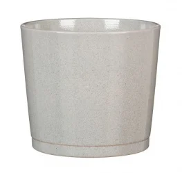 Фото кашпо для цветов scheurich plant pot 883 cashmere grey серо-коричневый 28см