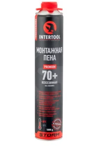 Піна монтажна Intertool STORM 750мл (FS-1000)